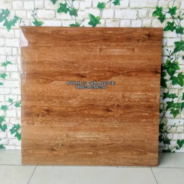  Granit  Motif  Kayu  60x60 Glazed Polished Free Ongkir 