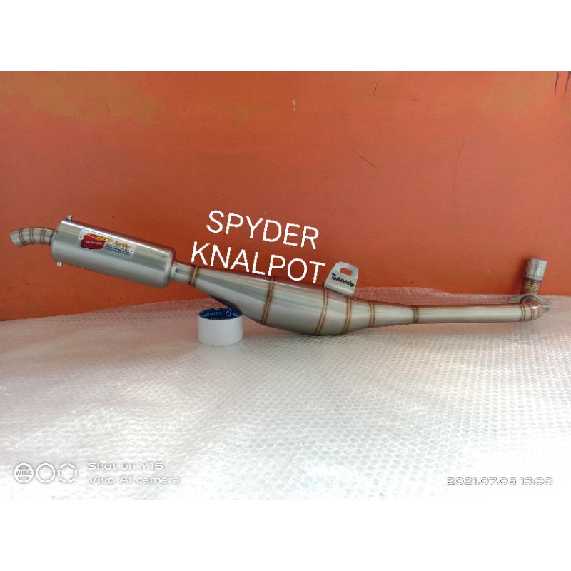 Knalpot standar racing CLD Suzuki Tornado Gs/Gx Bravo Crystal Fizr