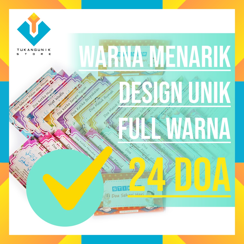 

Stiker Doa Anak Sholeh Warna Warni