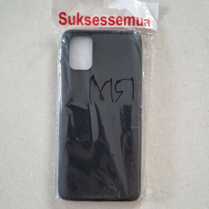 Case Samsung Galaxy M51 M31 M21 M30s Softcase Silikon Casing Soft Hitam Black