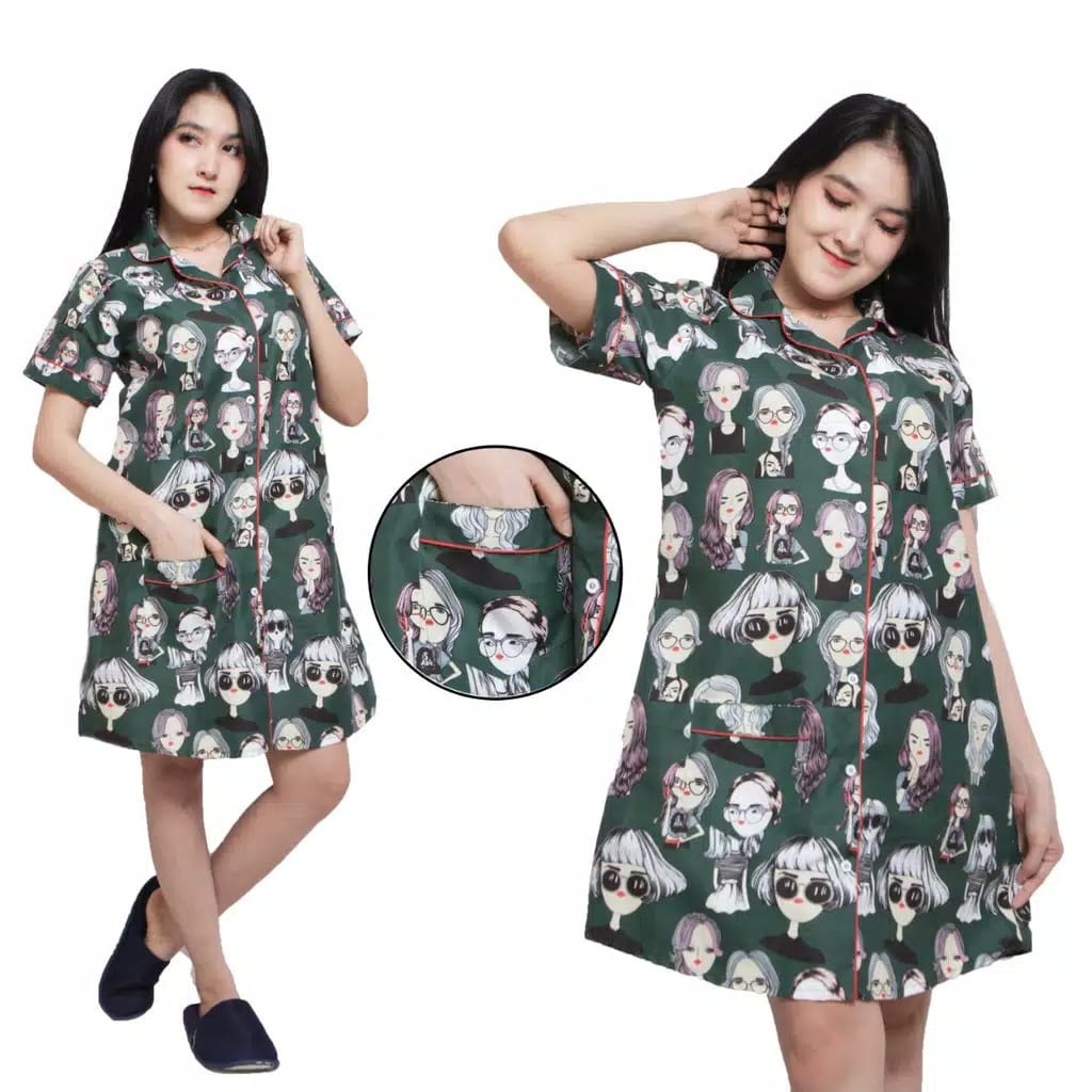 CIAHAW DASTER PIYAMA WANITA/DRESS WANITA