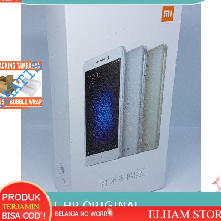 

KOTAK DUSBOX KARDUS BOX DUS XIAOMI REDMI 3X BAWAAN ASLI