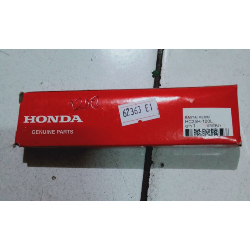 hc25h-100L rantai keteng kamprat mesin Honda cb100k2 ori asli ahm