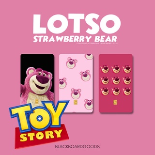 Kartu e Toll Flazz BCA gen 2 / emoney Mandiri Toy Story Lotso Bear ( saldo Rp.0 ) 1 sisi depan