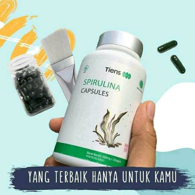 Masker spirulina asli dari Tiens