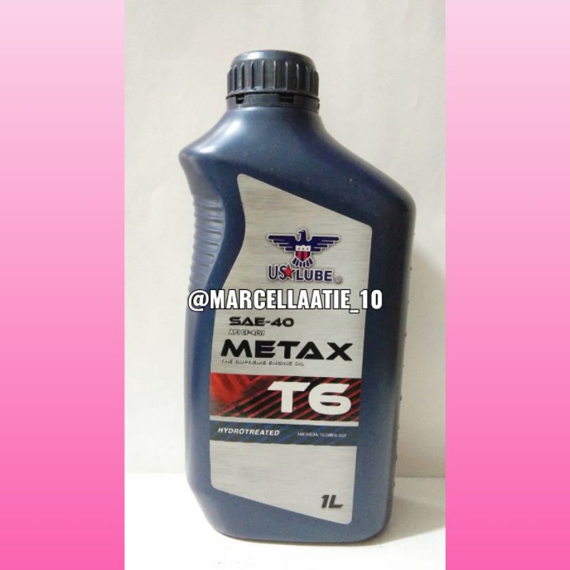 OLI MOBIL MURAH US LUBE USALUBE METAX T6 SAE-40 1LITER