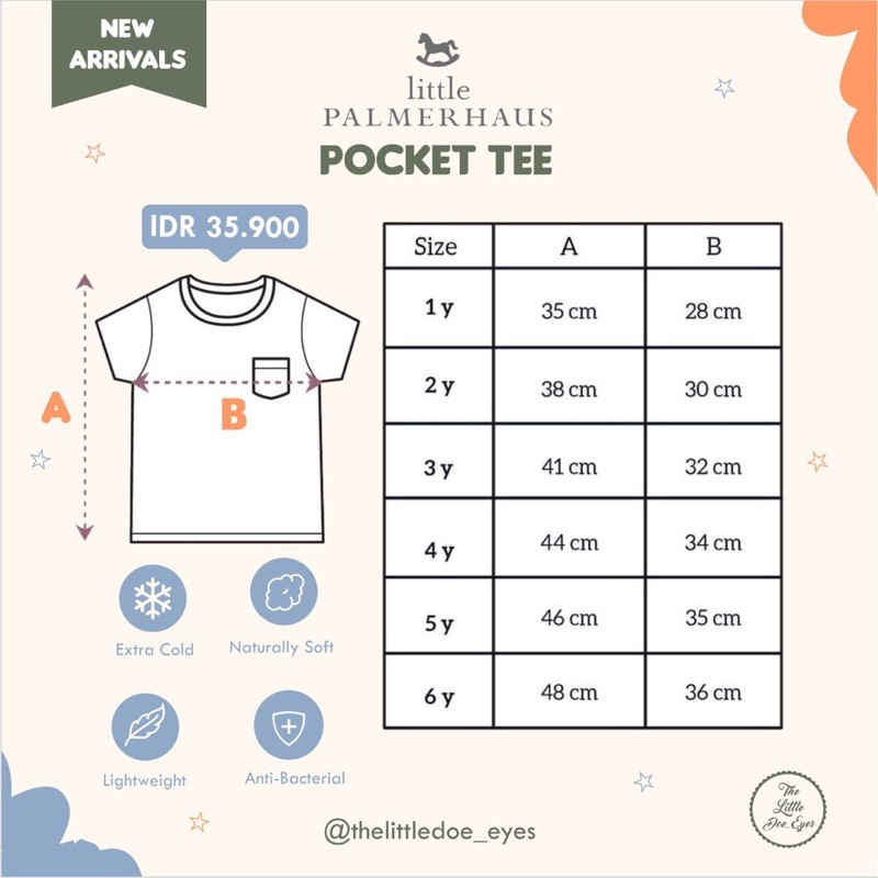 Little Palmerhaus Pocket Tee (Warm colour edition)