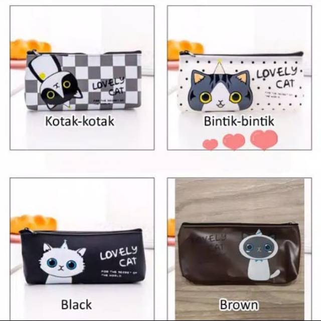 

Tempat pensil kotak pensil lovely cat