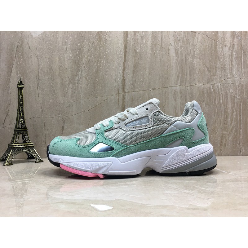adidas falcon grey green