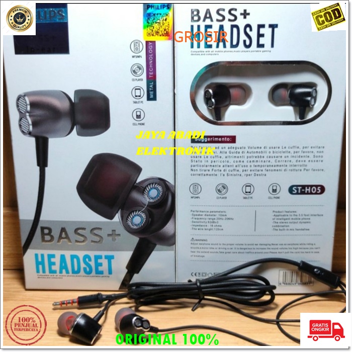 J315 PHILIPS METAL HANDSFREE DOUBLE BASS  HEADSET KABEL JACK 3.5MM MAGNETIC MIC STEREO CALL HIFI EARPOD HF CABLE KABEL EARPHONE MUSIK TELPON SUARA JERNIH DAN MEGABASS HANDPHONE AUDIO SUARA SMULE KARAOKE BISA UNTUK SEGALA JENIS HANDPHONE PC LAPTOP DLL