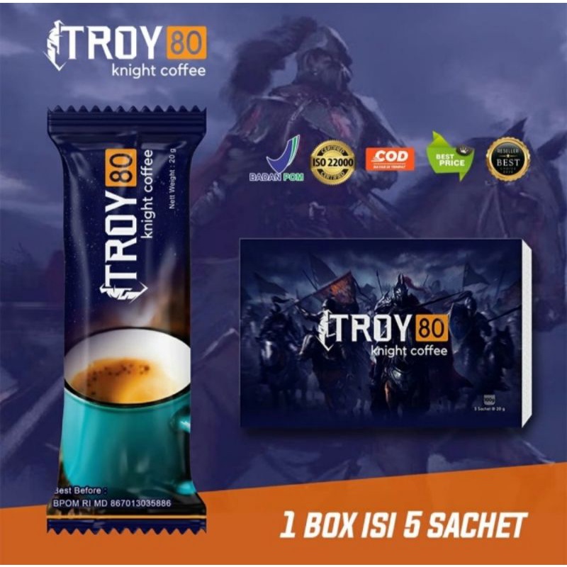 

KOPI TROY 80 KOPI STAMINA dan VITALITAS PRIA KEMASAN 1 BOK ISI 5 SACHET