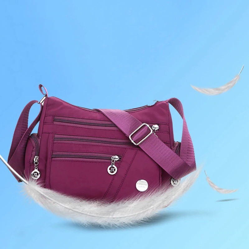 #Bayar Di Tempat#tas selempang wanita shouder bag waterproof nylon Nj13M