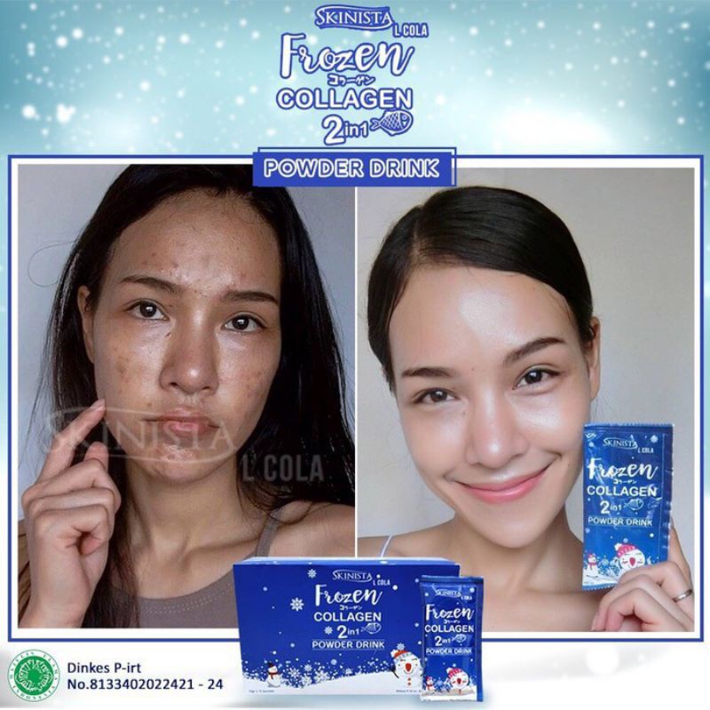 FROZEN COLLAGEN ORIGINAL THAILAND HALAL BARCODE - PEMUTIH KULIT GLUTA WHITENING COLAGEN 60 KAPSUL