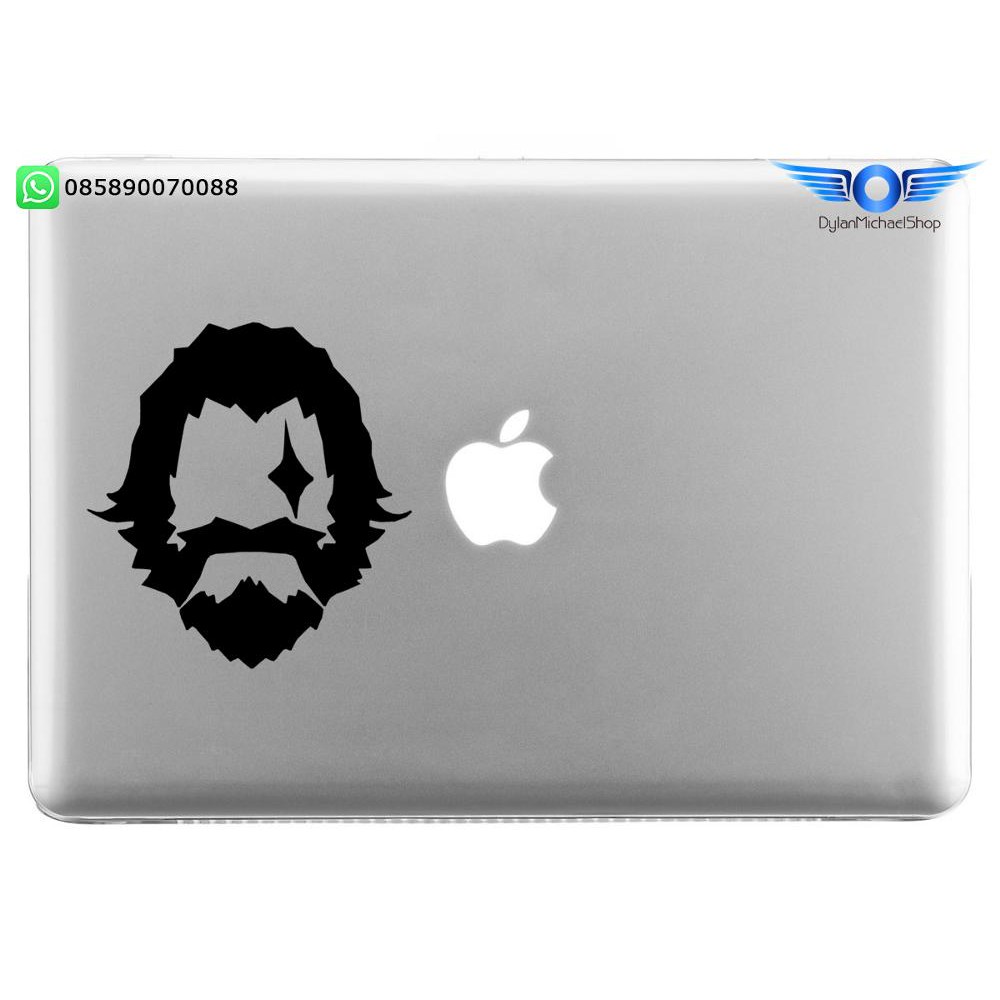 Stiker Laptop Custom Name Sticker Bebas Nama Logo Decal Vinyl