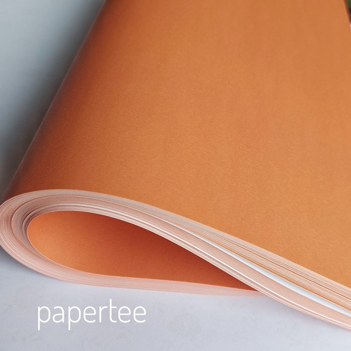 

Kertas Polos Orange Kertas Packaging Bahan Paperbag