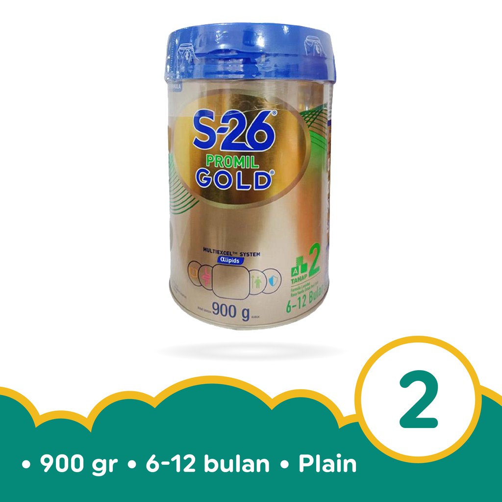 S26 PROMIL GOLD TAHAP 2 900gr / S26 PROMIL KALENG 900 gr