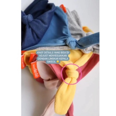 Rib Knot Hat - Topi Rib Tebal lembut kupluk bayi anak Lucu Terlaris Keren lovedede