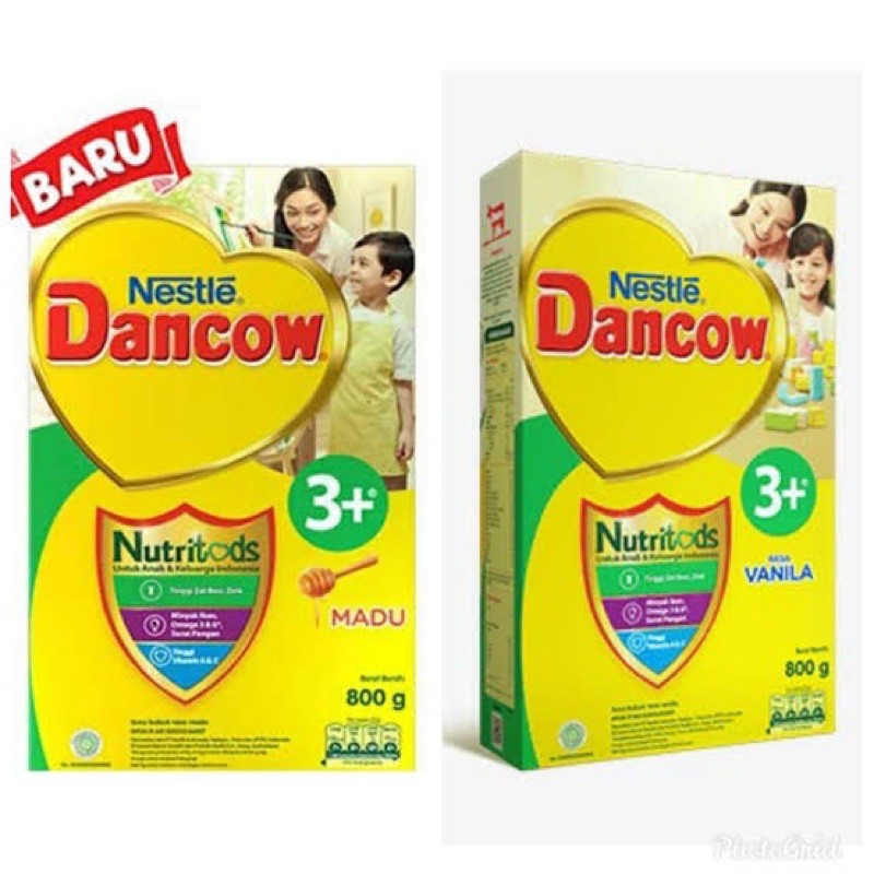 Dancow 3+ madu/vanila 750 gram