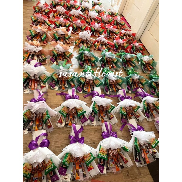Paket Souvenir Hampers Bouquet Grosir Mini Buket Hadiah Souvenir  ulang Tahun Party Jogja Yogyakarta