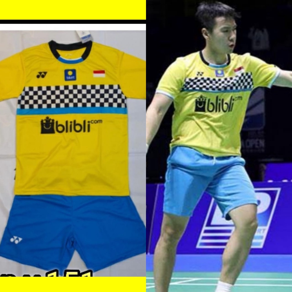 SETELAN BAJU JERSEY BADMINTON ANAK-ANAK / BAJU JERSEY BADMINTON ANAK / JERSEY BULUTANGKIS SETELAN AN