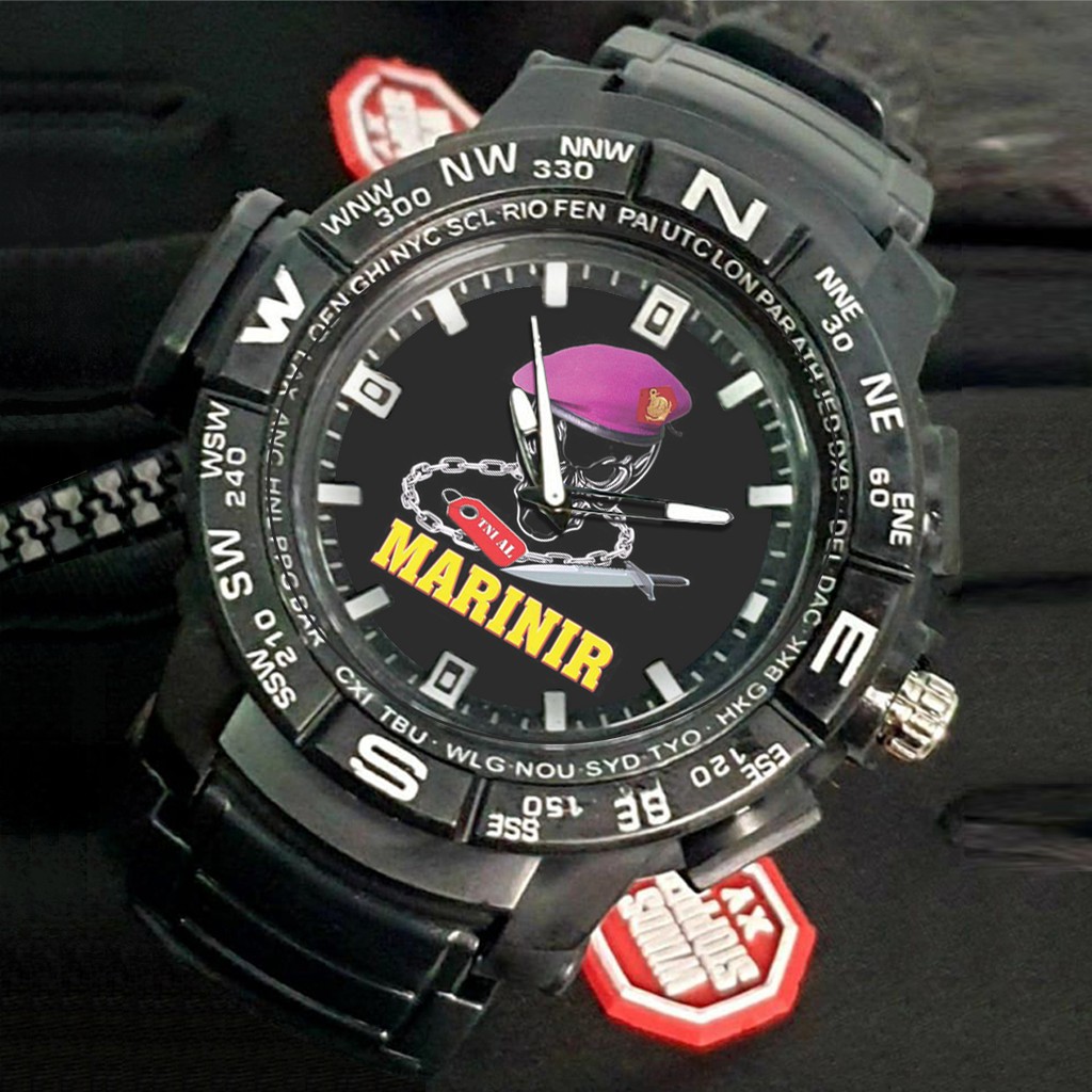 (EXCLUSIVE) Jam Tangan MARINIR motif 3 Sport Bagus