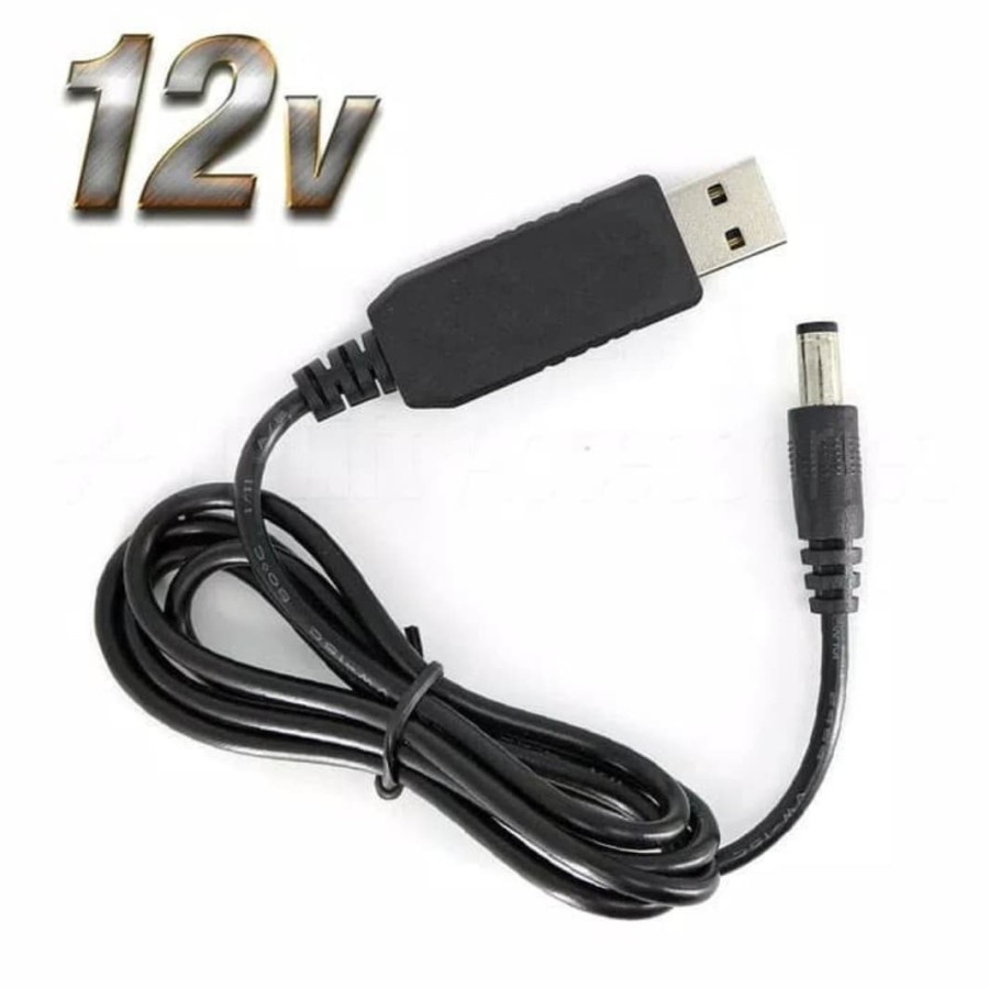 Kabel usb step up 5v to 12v / 5v to 9v / usb konverter 5v to 12v