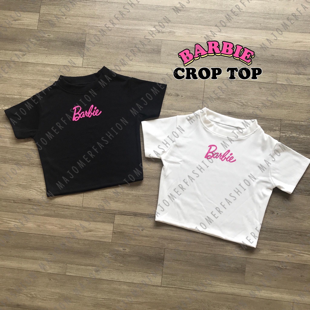 MAJOMER ® | BARBIE CROP TOP -  KAOS WANITA