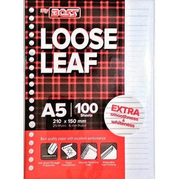 

Loose Leaf Big Boss A5 , 20 Holes - Bergaris