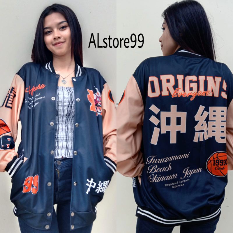 jaket pria Parsity/ Varsity keren/ varsity bisbol/ jaket bisbol/ Jaket Varsity Pria wanita-ORIGINS