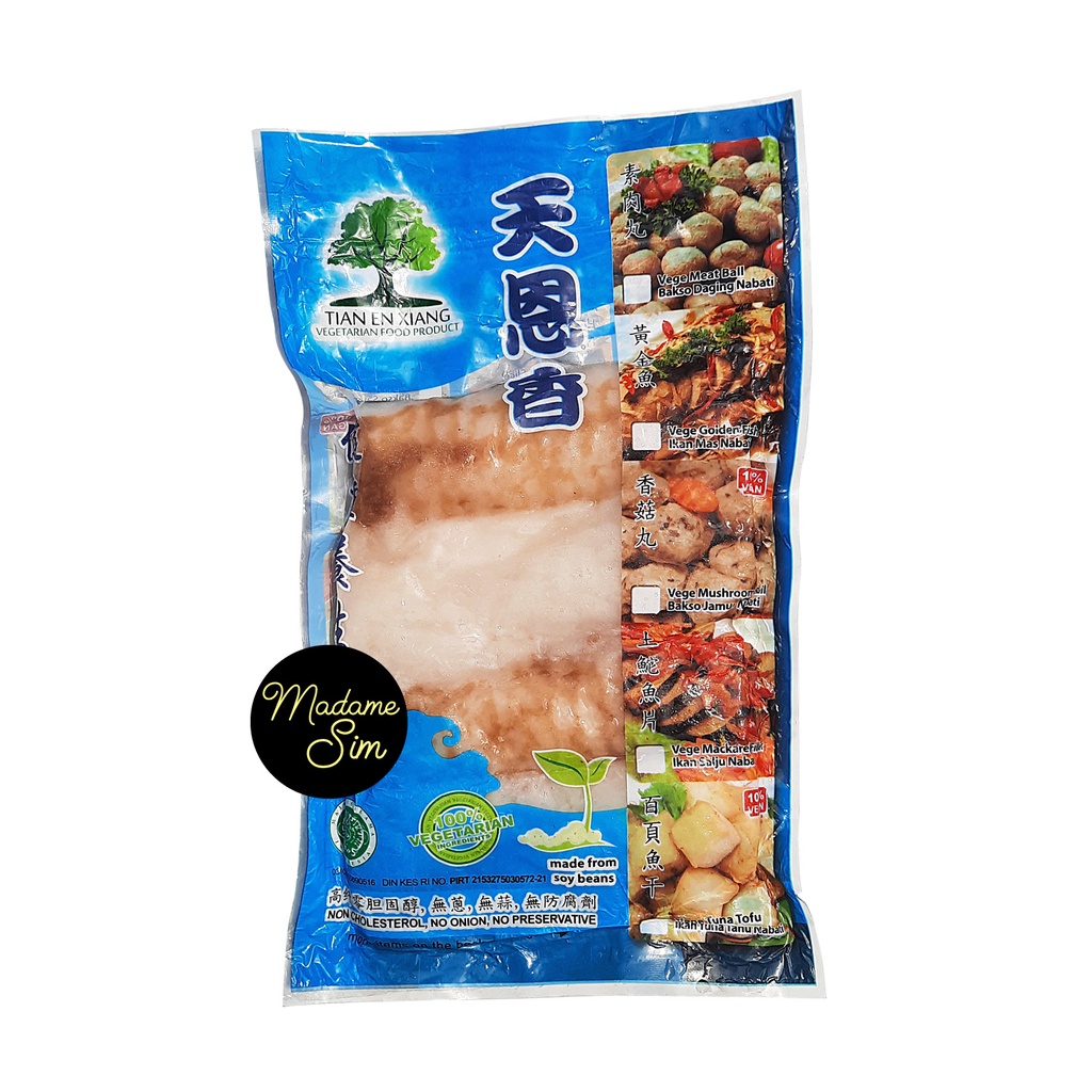 

HAISOM - TERIPANG - SEA CUCUMBER VEGETARIAN - TIAN EN XIANG (400 GR)