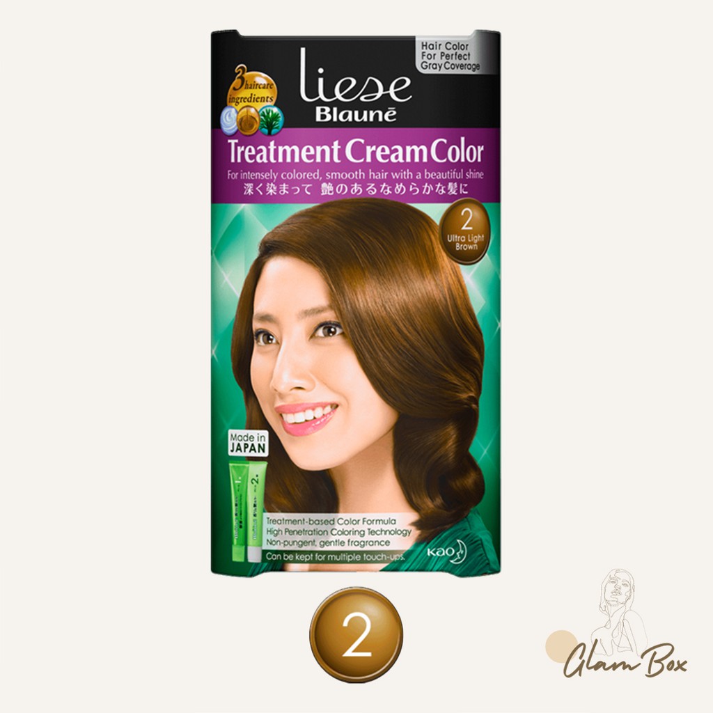 Liese Blaune Treatment Cream Color Penutup Uban