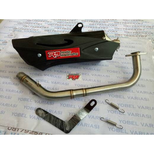 knalpot racing vario 150 dan vario 125 merk R9 misano