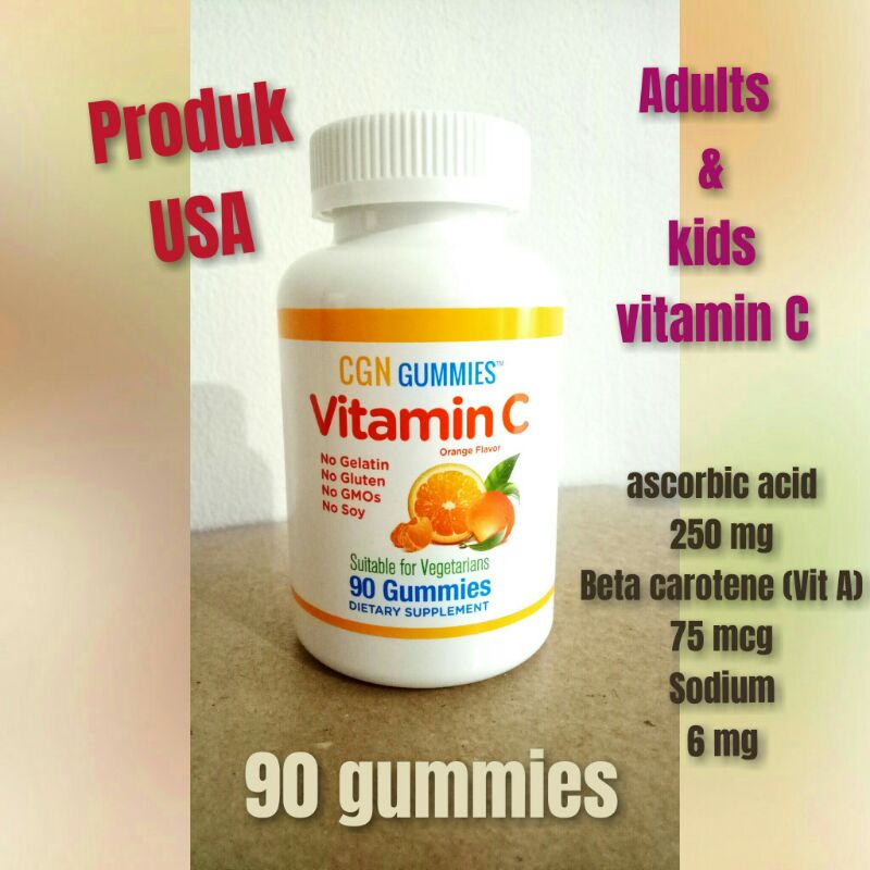 CGN Vitamin C 250mg (90 gummies) Dewasa & Anak