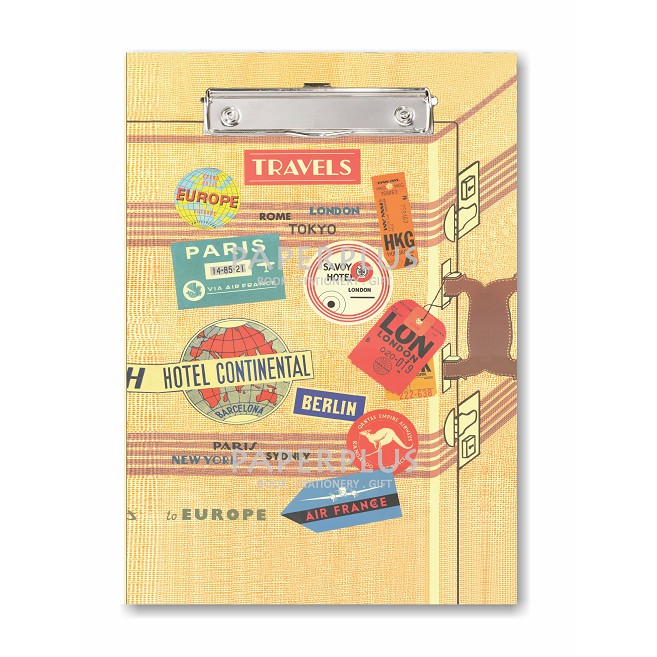 

Clipboard Kecil / Papan Jalan A5 TRAVELS