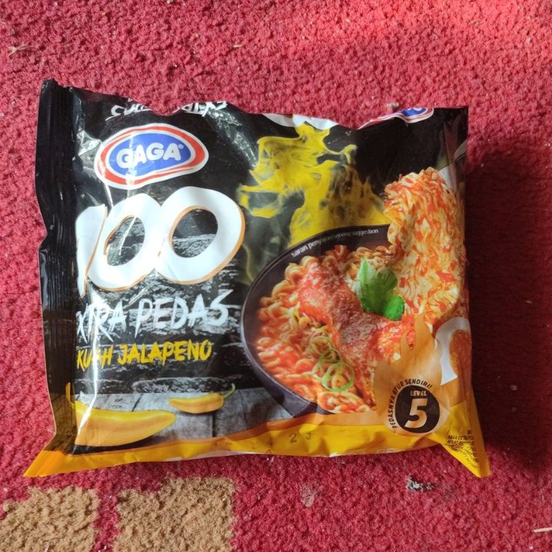 

Mie Gaga 100 Extra Pedas Kuah Jalapeno