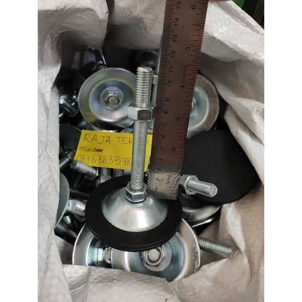 Kaki meja M12 + Karet foot adjuster M12