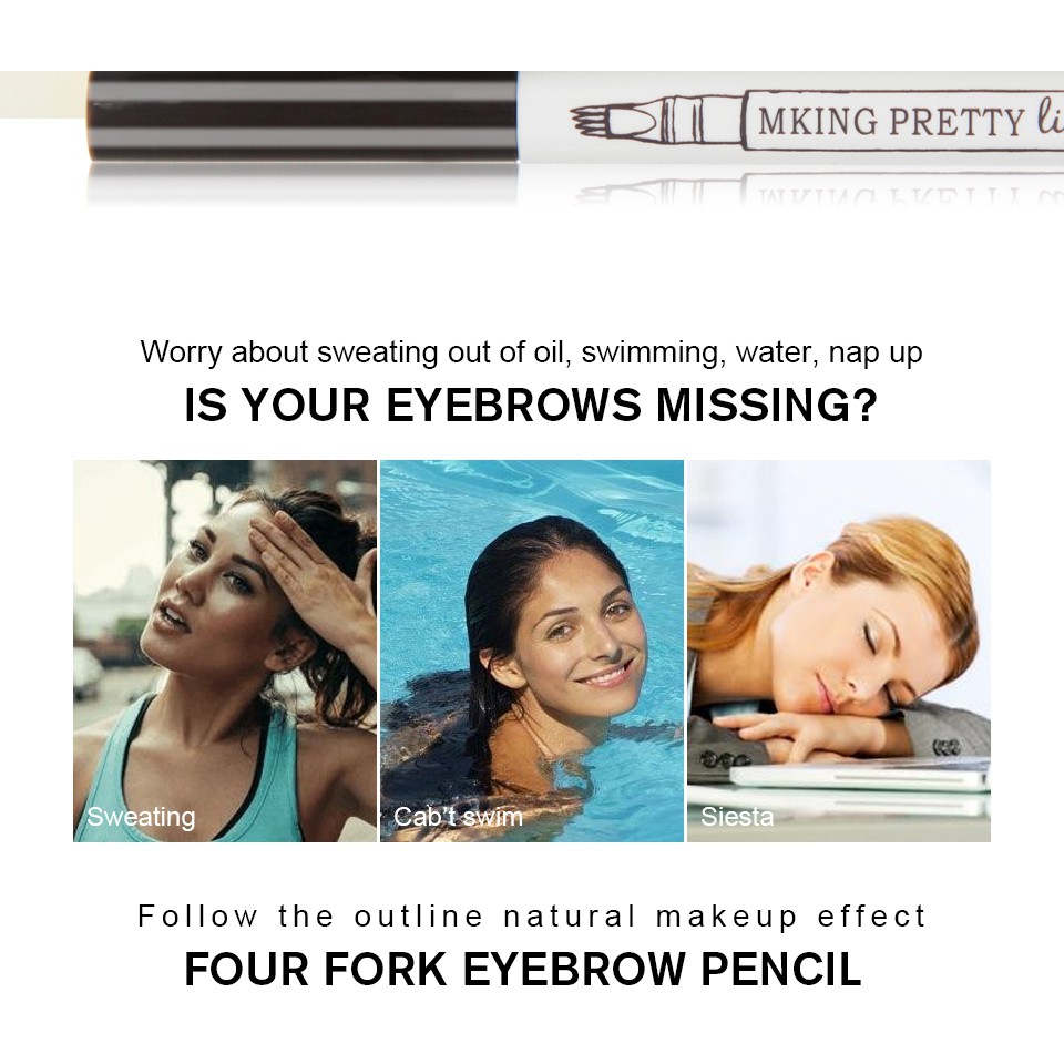 MKP10000 - MKING PRETTYFINE SKECTH LIQUID EYEBROW PEN / PENEBAL ALIS