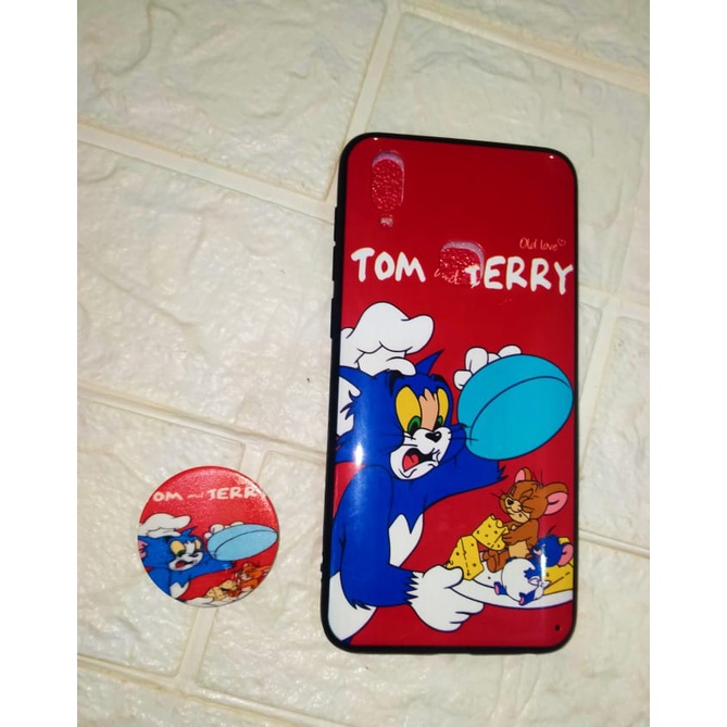 CASE HANDPHONE VIVO V11 MOTIF MICKEY TOM HULK POPAYE SUPER MARIO REALPICT