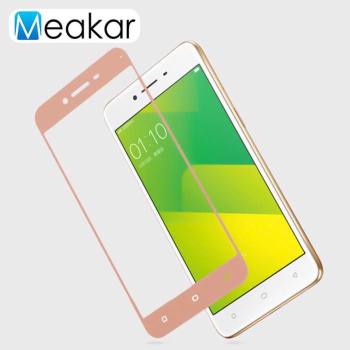 Oppo A37 Tempered Glass  3D Full Color  - Hitam Murah