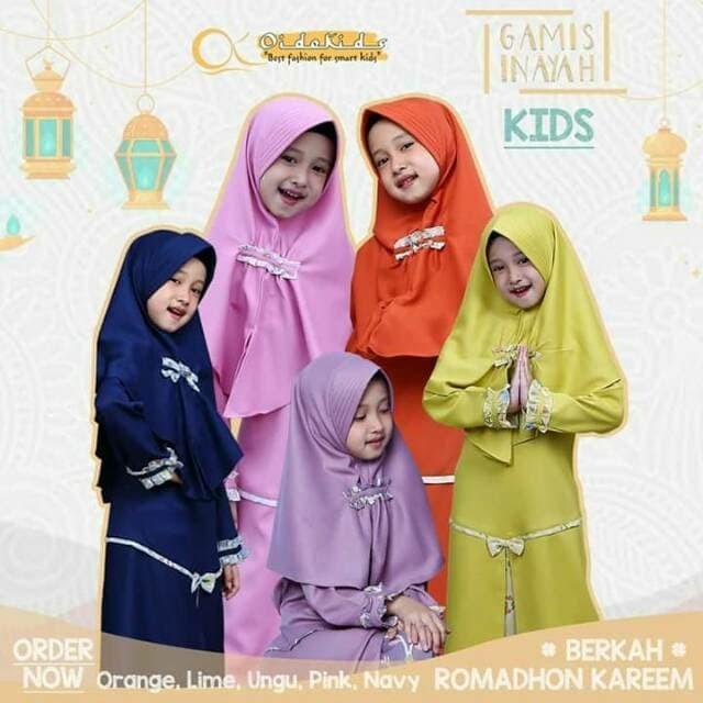 Set Gamis Anak Inayah Oidokids Junior 8910