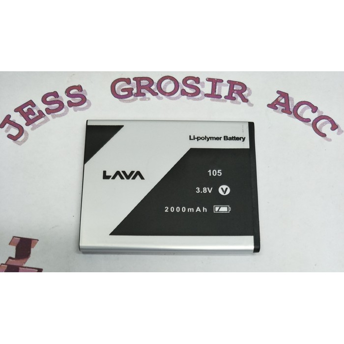 Baterai Battery Original LAVA Iris 758 , Iris 750 , LEB105 , LED 105 - Putih