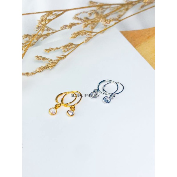 ANTING KENIP BABY MATA SILVER PERAK ASLI S925