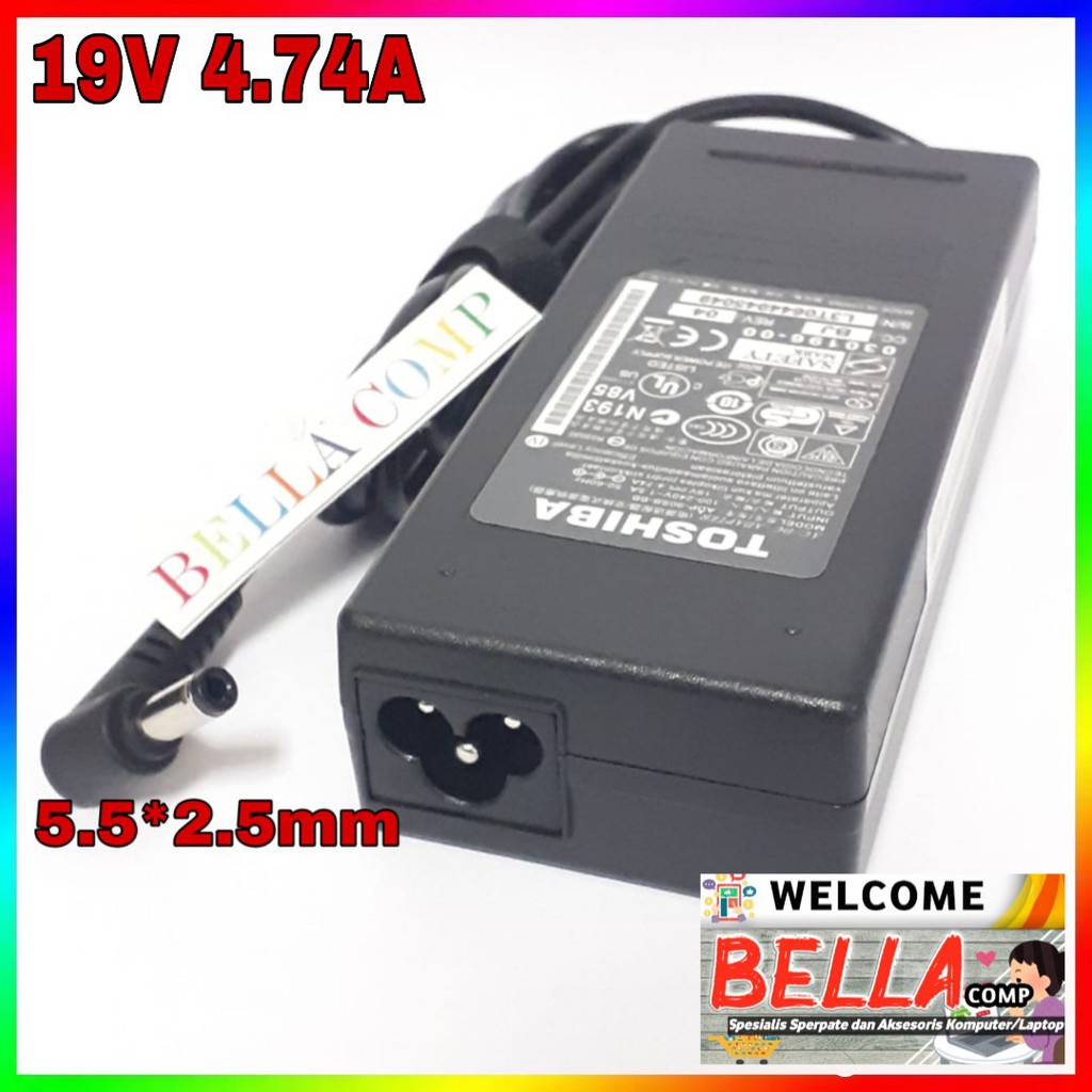 Adaptor Charger Toshiba Satellite M600 M800 M805 P700 P800 L70 L70D P70 P75 L75 L75D  L850 L855 S870