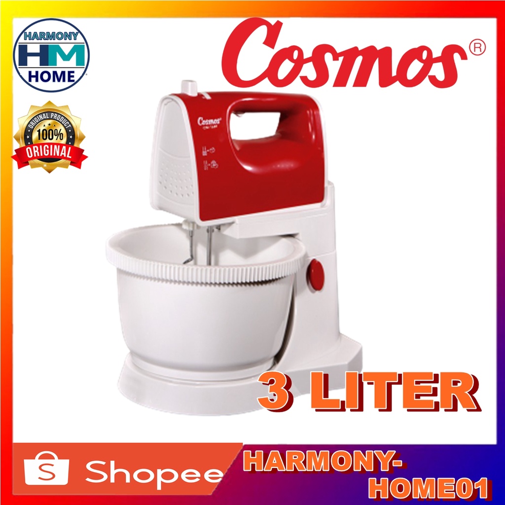 Cosmos Stand Mixer CM-1689 mixer pengaduk adonan kue pake mangkok