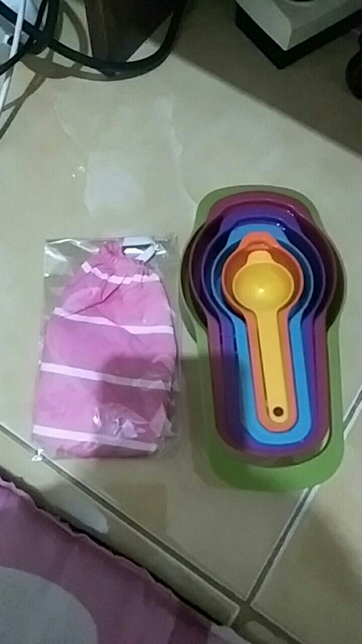 Besar Sendok Takar 6 Sets Plastic Measuring Spoon Ukur Bumbu Roti