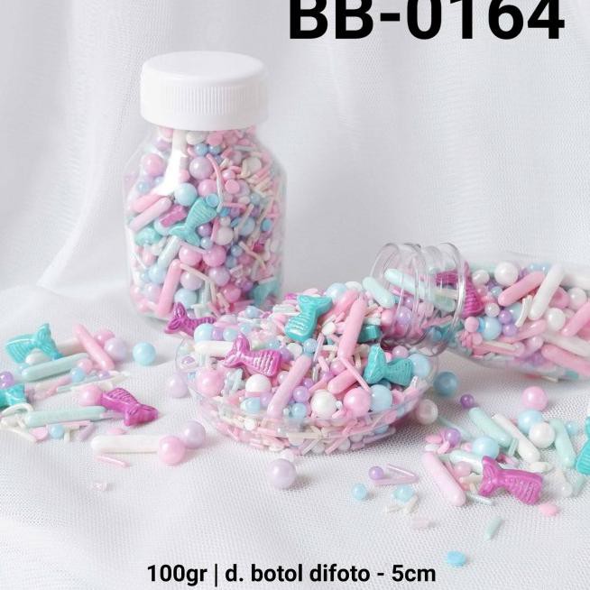 

BB-0164 Sprinkles sprinkle sprinkel 100gr 100 gram ekor duyung Terbaru