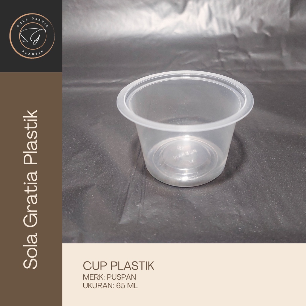 Cup Plastik Puspan 65 mL