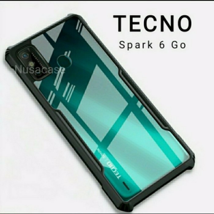 Clear Case Spark 6 Go - Softcase Shockproof Tecno Pova 2 Spark 6 Go - SC