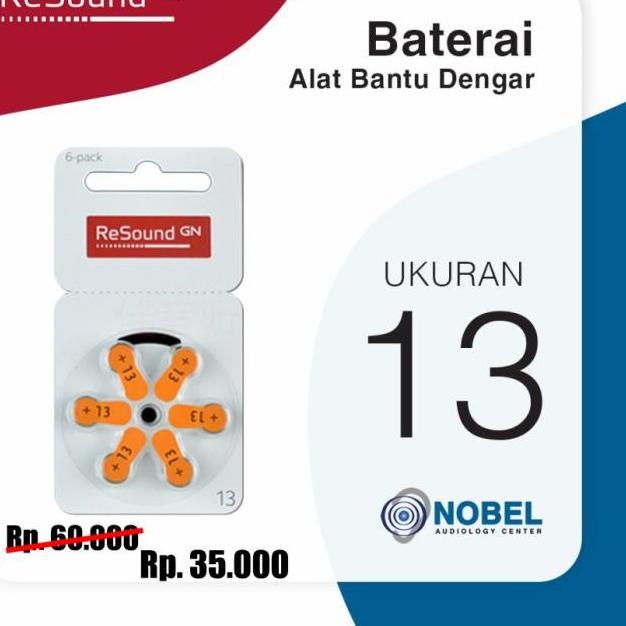 ❤[⚡PECIAL PRICE ]❤Baterai Alat Bantu Dengar Merk Gn Resound