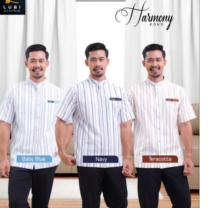 Langsung Beliii.. Lubi Couple Harmony Koko Putih Gamis Putih